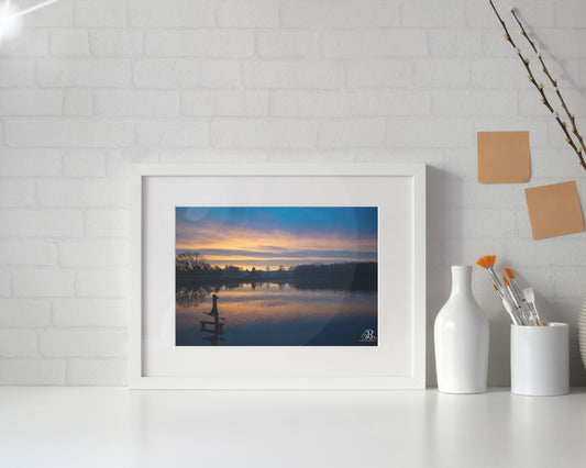 Serenity at Sunrise- A3 Frammed Print
